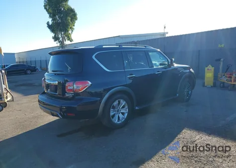 2018 Nissan Armada Platinum from USA, damaged, VIN JN8AY2NF6J9332113